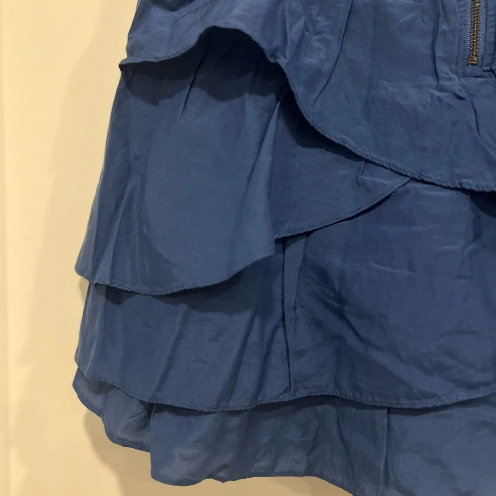 Talula Navy Layered Mini Skirt - Picture 4 of 9